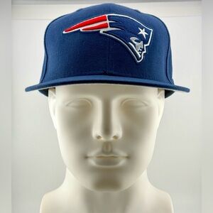 NFL Football New England Patriots Hat/Cap New Era 59Fifty Size 7 1/4 used!
